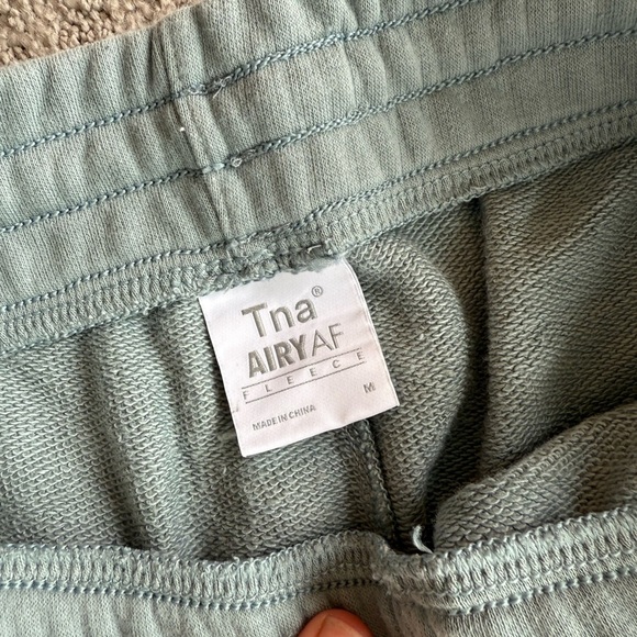 Aritzia TNA AiryAF Fleece in Soft Green - Picture 3 of 5